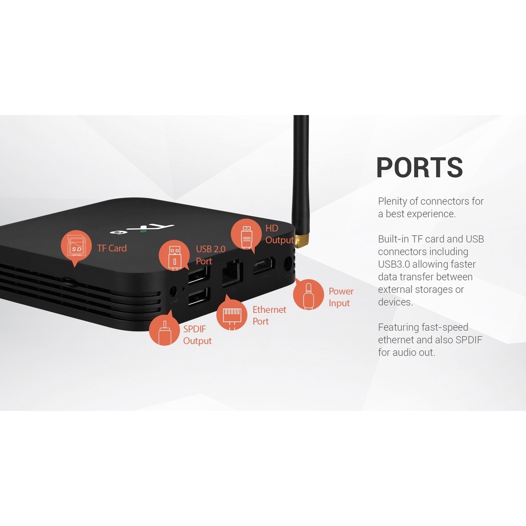 Android Tivi Box Tanix TX6 - RAM 4GB/32GB - Android 9.0 - Chip Allwinner