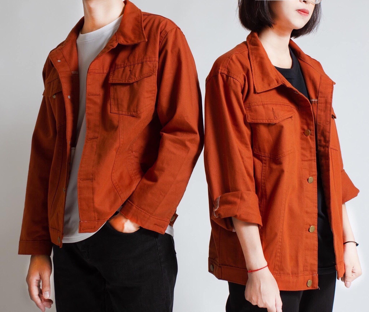 [HCM]ÁO KHOÁC KAKI JEAN NAM NỮ UNISEX PHONG CÁCH HÀN QUỐC BINSTORE94 BT565
