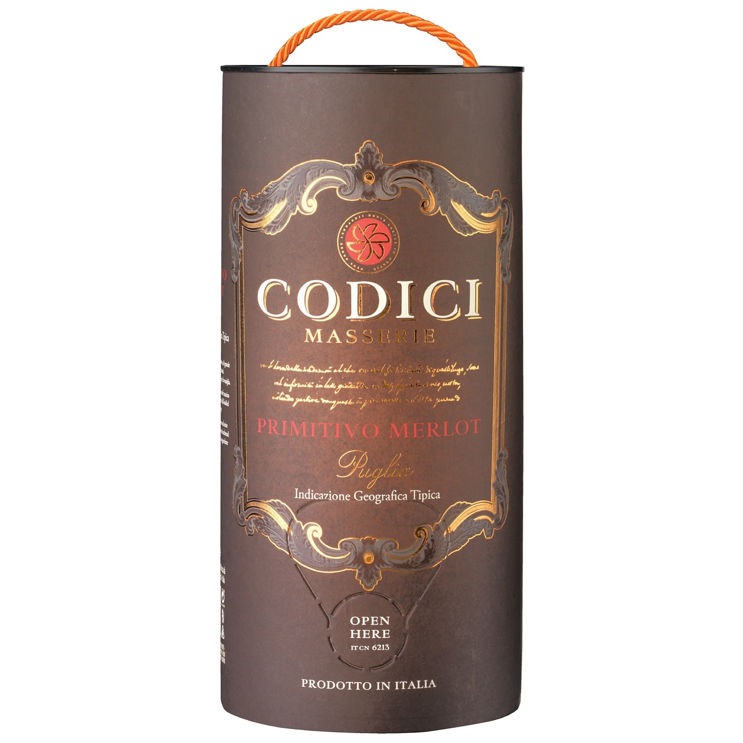 Vang Bịch Ý Codici Masserie Primitivo Merlot 3L Nhập Khẩu