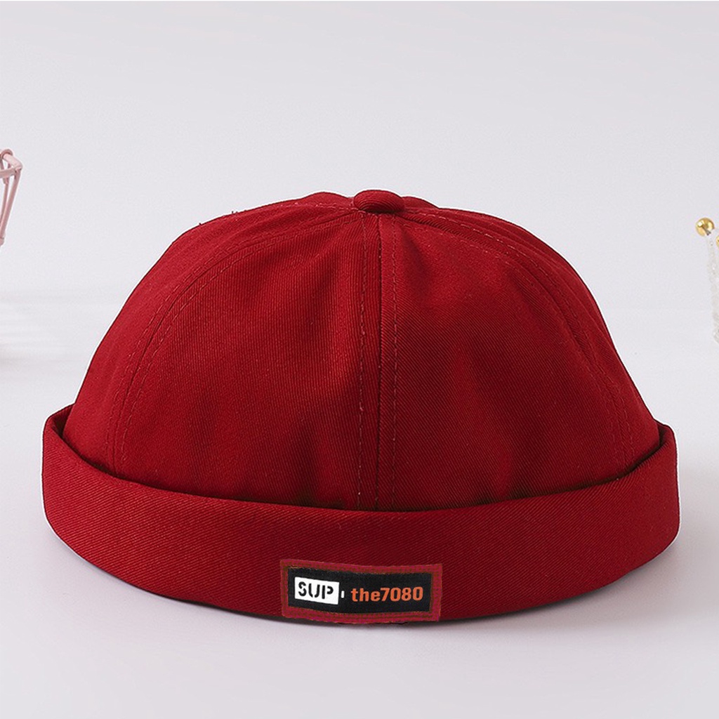 Mũ tròn miki hat không vành đính chữ sup the 7080 p493 phong cách hiphop