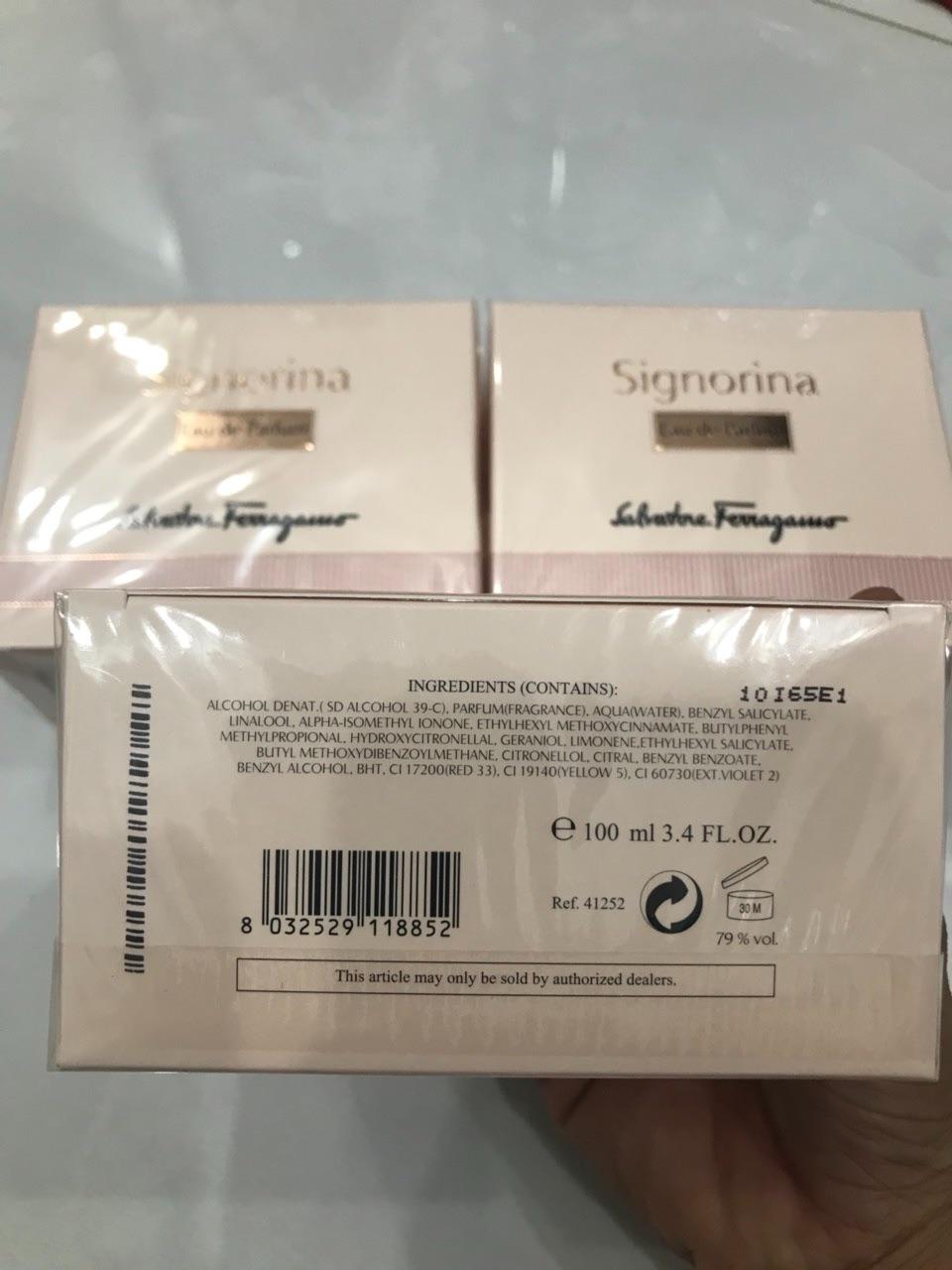 Nước hoa signorina edp 100ml fullbox