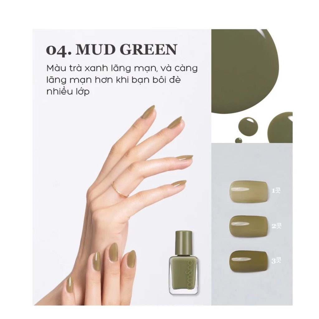 Sơn móng tay Romand Mood Pebble Nail 7g