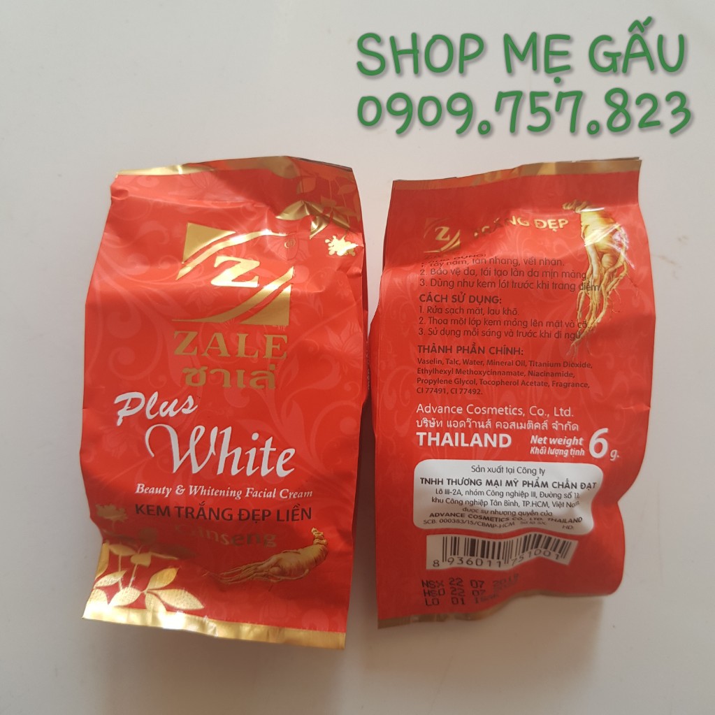 COMBO 12 HỘP KEM ZALE ĐỎ THÁI LAN ( MẪU MỚI )