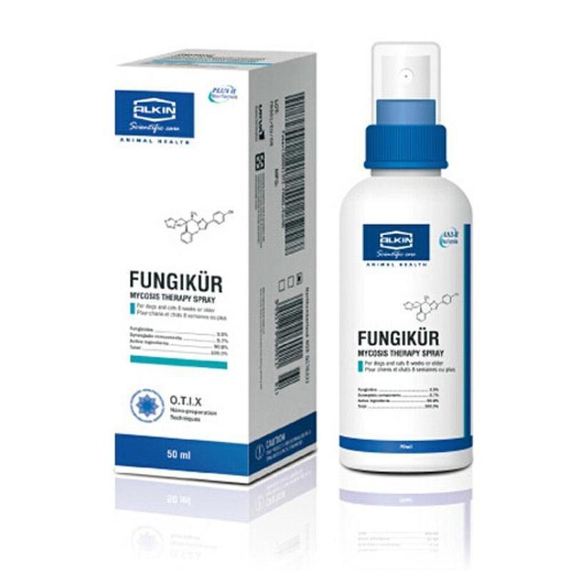 Thuốc Xịt Trị Nấm, Ghẻ, Viêm Da Chó Mèo (Fungikur, Mitecyn)