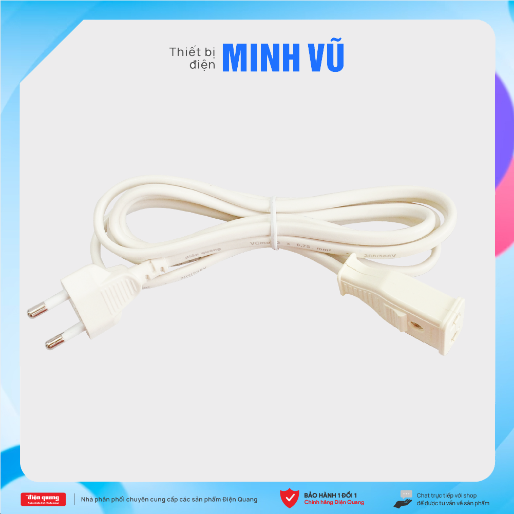Cáp nối dài Điện Quang ĐQ EPF 2PN ( dây dài 2m)