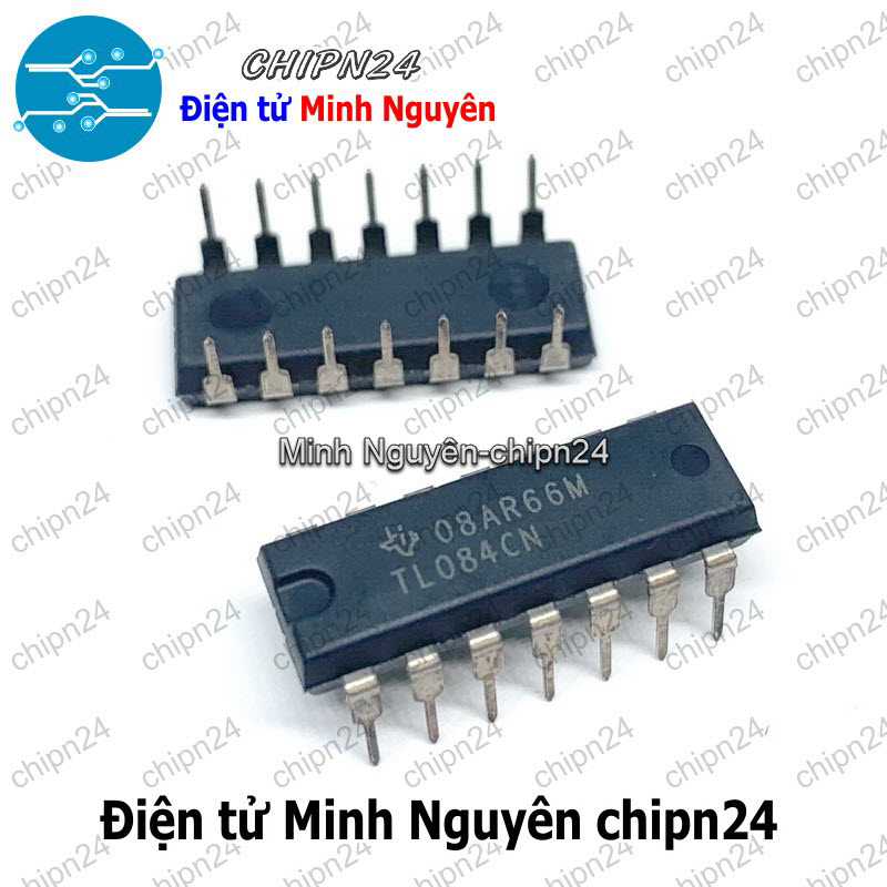 [1 con] (DT) IC TL084 DIP-14 Hàng Tốt (TL084CN TL 084) - HH006086