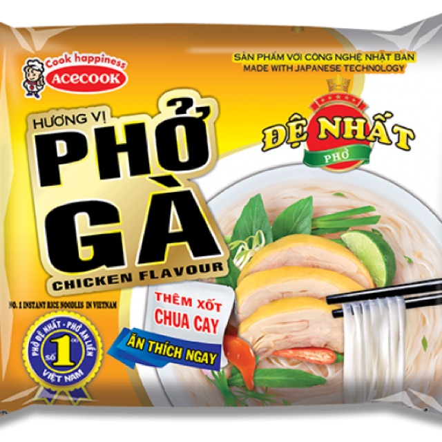 Phở Đệ Nhất Bò/Gà thùng 30 gói x 65g