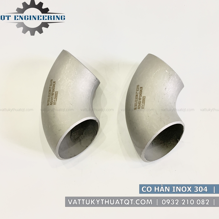 Co Hàn 90 Độ Inox 304 - SCH10 | VATTUKYTHUATQT.COM
