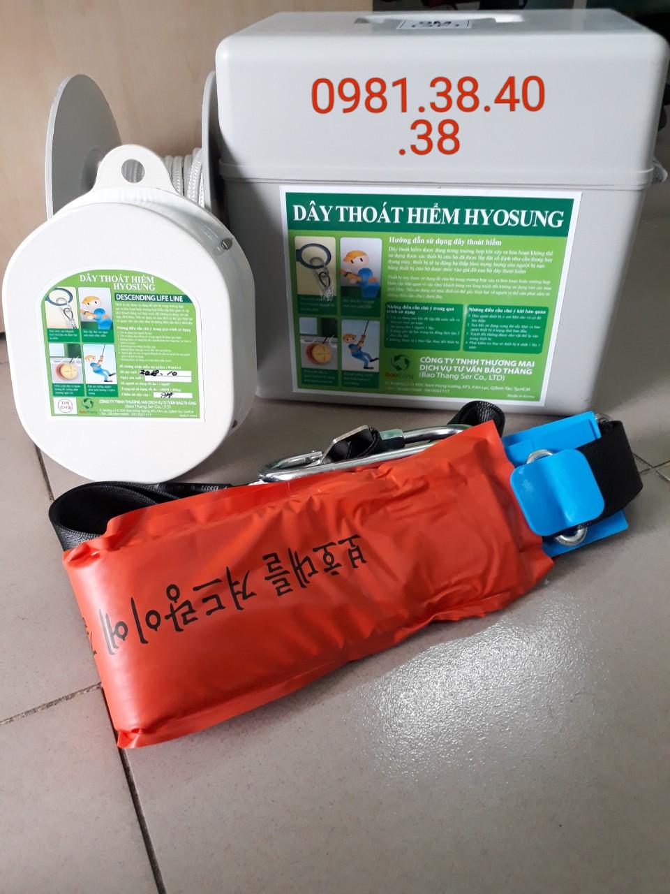 dây thoát hiểm nhà cao tầng 21m