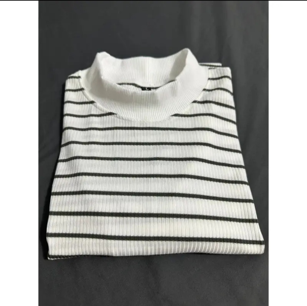 Áo thun unisex cổ ôm (cổ cao 1/3) hightstrip |GRU|