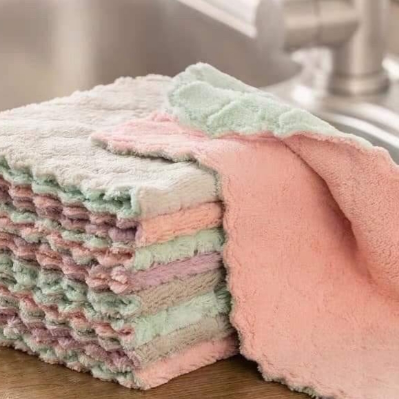 Sét 04 Cái - Khăn Lau Bếp Đa Năng - Tiện Dụng