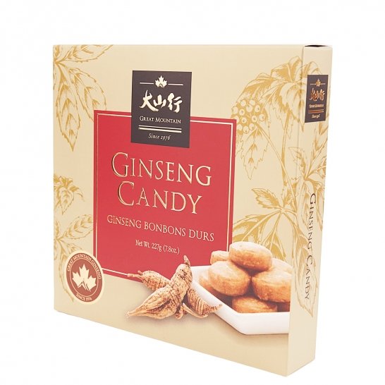 Kẹo Nhân Sâm Great Moutain Canada 227gr/ Hộp
