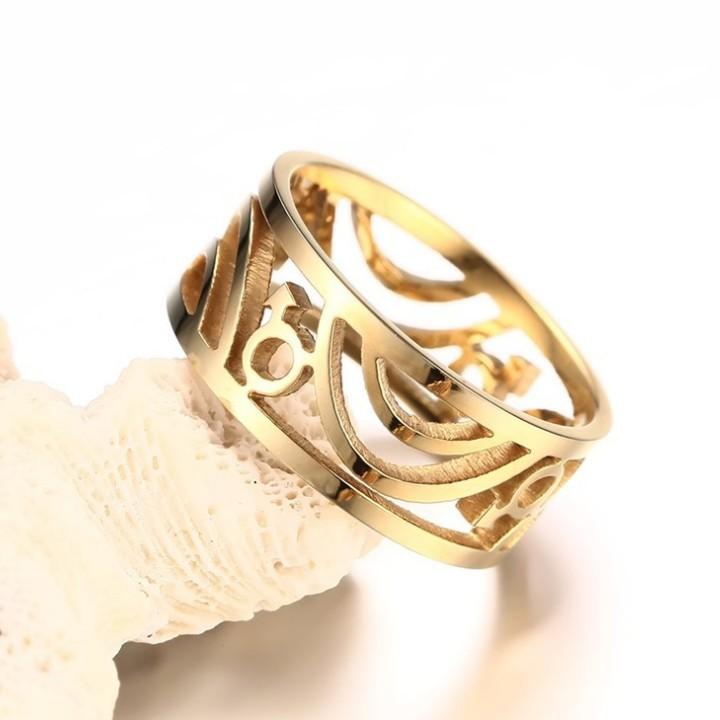 Nhẫn Nam Hoa Văn Titan Không Đen TT 1920