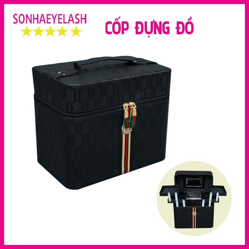 Cốp trang điểm, cốp đựng đồ trang điểm (giao màu ngẫu nhiên)