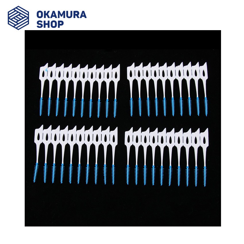 [HCM]Tăm Silicon Siêu mềm Okamura (Vỉ 60 cây)