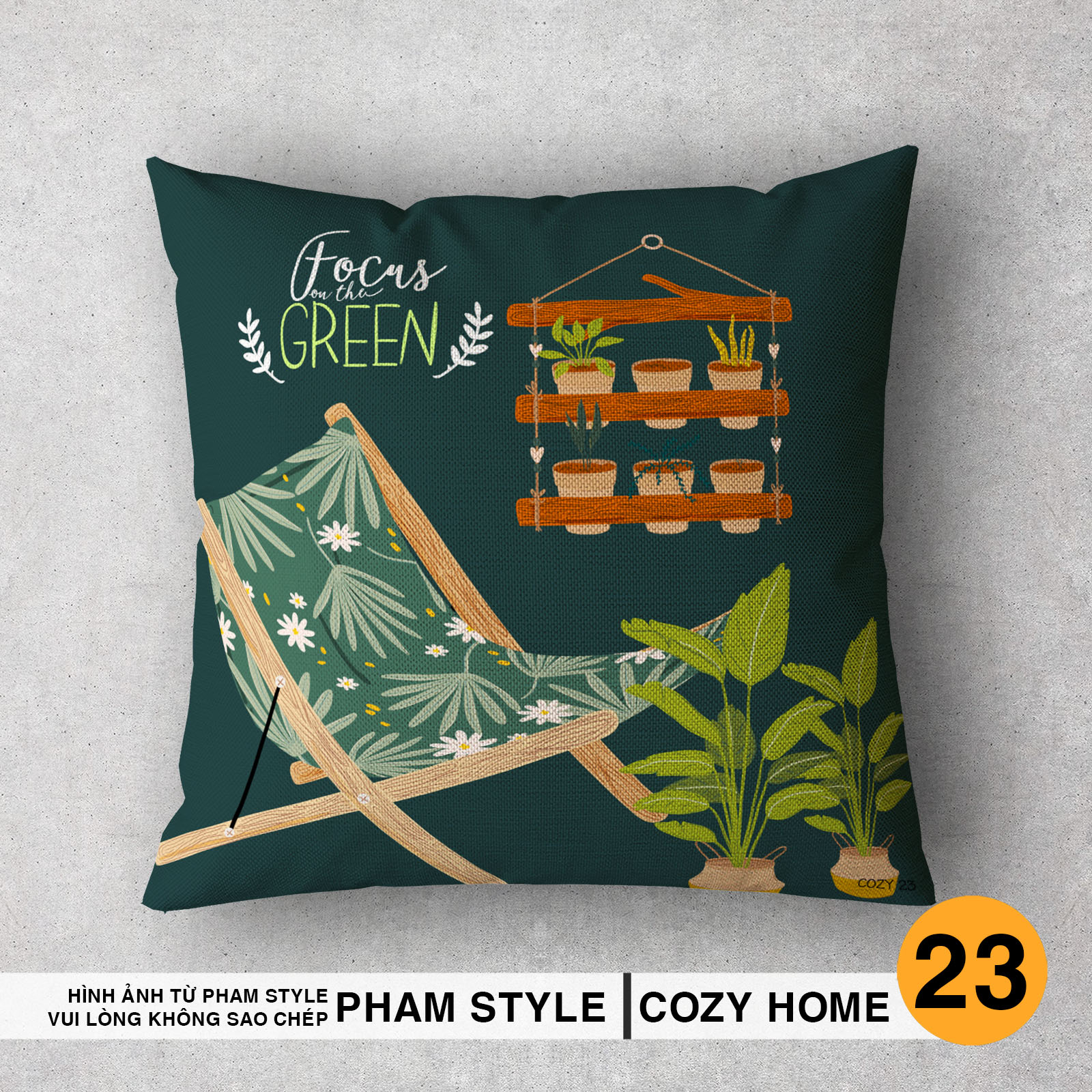 Vỏ Gối Sofa Trang Trí COZY HOME (No21-40) (45x45cm)