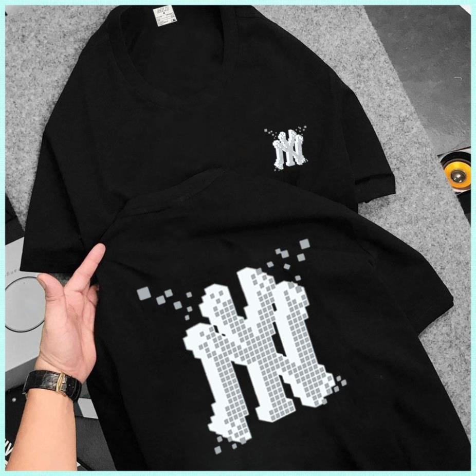 Áo thun ny 3d tay lỡ áo phông nam nữ ny 3d form rộng