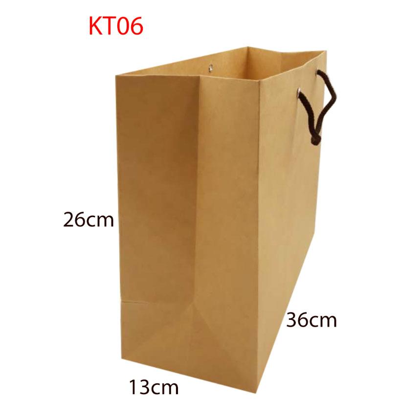 Combo 50 Túi Giấy Kraft trơn KT06 (KT: 26 x 36 x 13)
