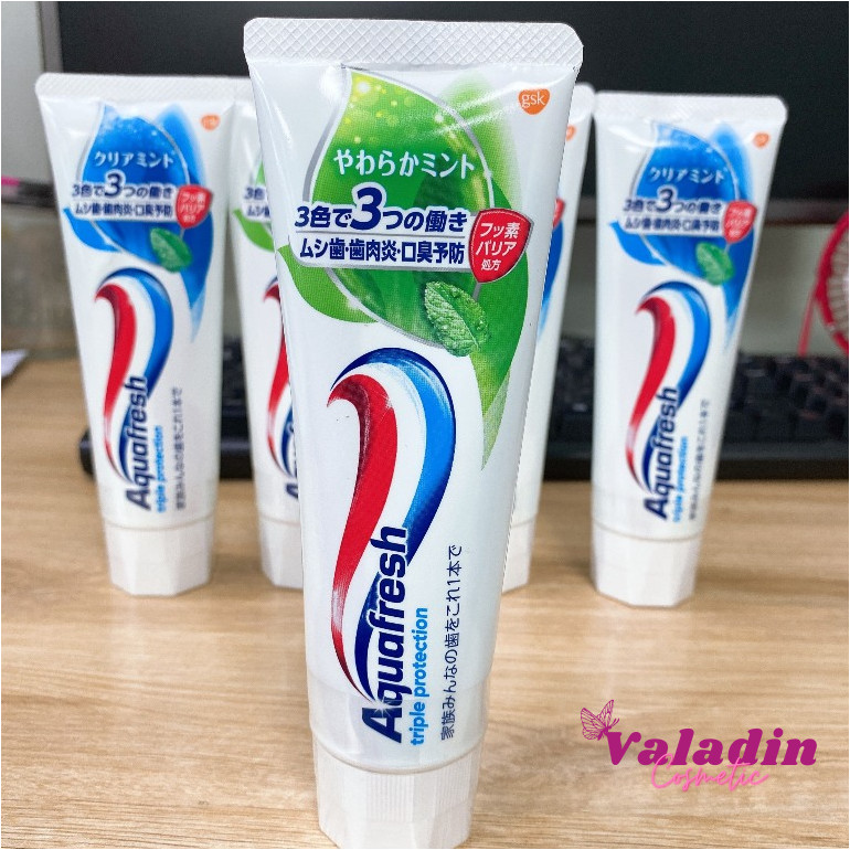 Toothpaste Aquafresh Triple Protection/fresh mint/whitening action toothpaste white teeth kđr mint toothpaste-valadin