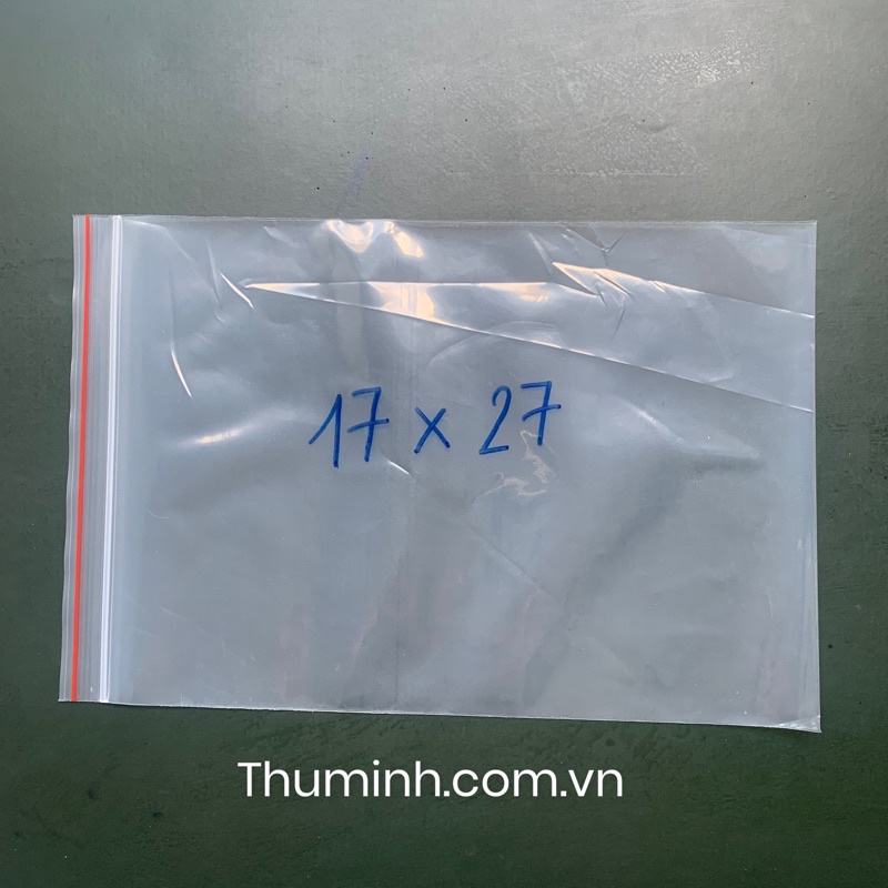 100g Túi Zip Chỉ Đỏ Loại Dày Đẹp Có Đủ Size