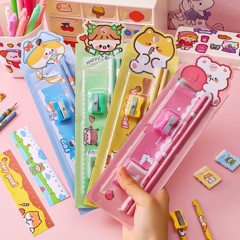 Combo 50 Bộ Đồ Dùng Học Tấp 5 Chi Tiết