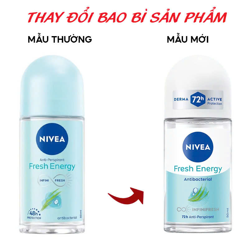 Lăn Khử Mùi Nivea Anti-Perspirant Roll On (Che tên sản phẩm khi giao hàng)