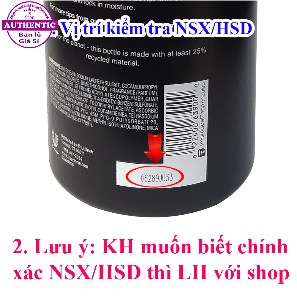 DẦU GỘI TRESEMME PHỤC HỒI TÓC HƯ TỔN LUXURIOUS MOISTURE