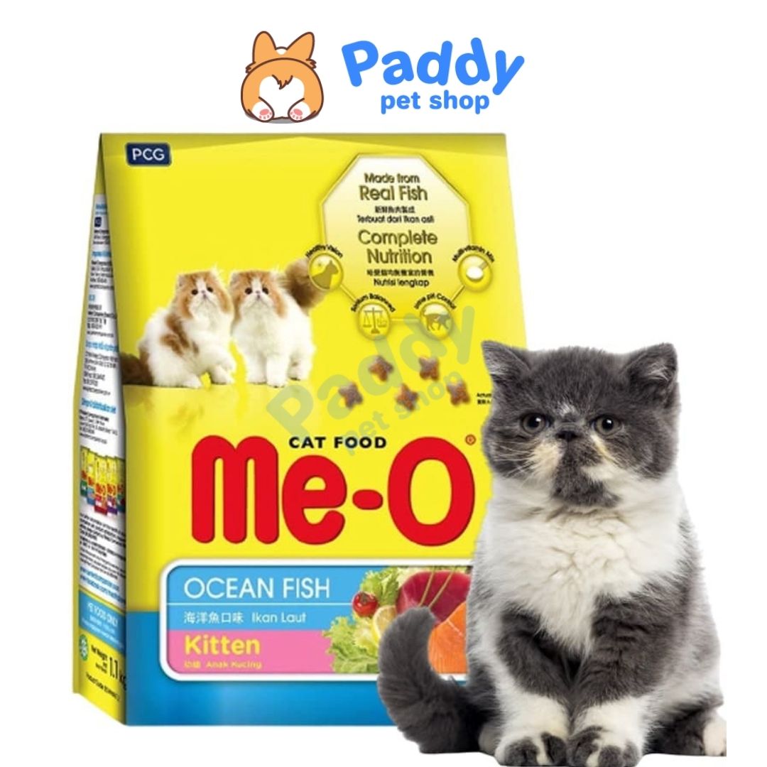 Hạt Me-O Kitten Cho Mèo Con Vị Cá Biển