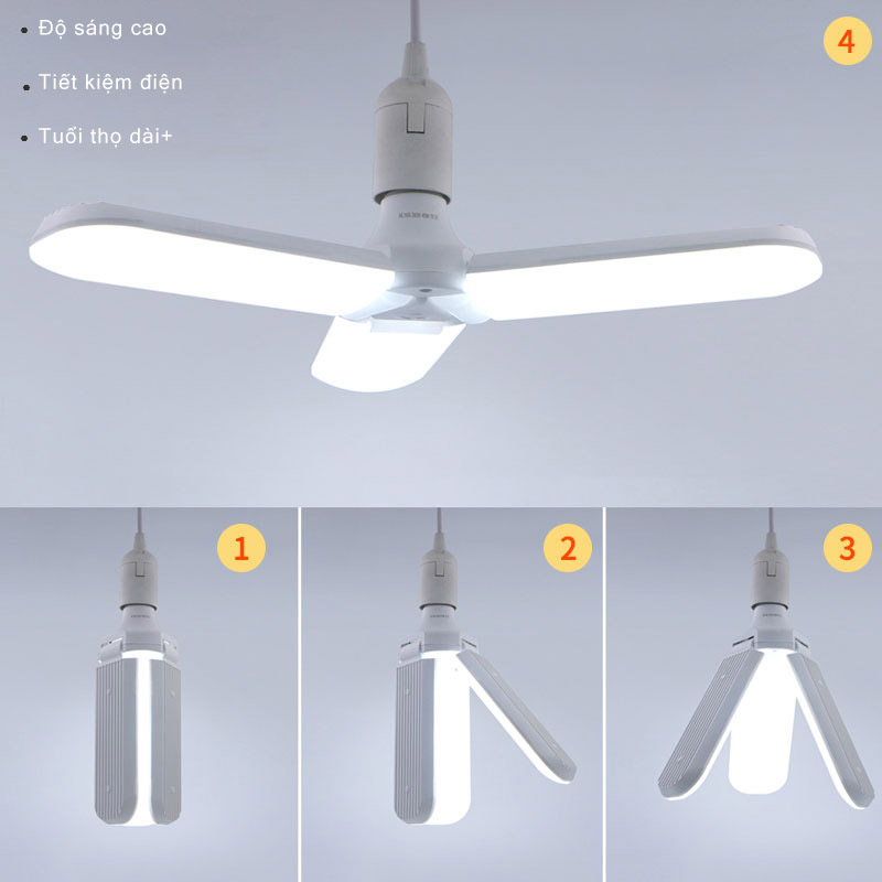 Bóng đèn Led cánh quạt (3 lá) công suất 45W