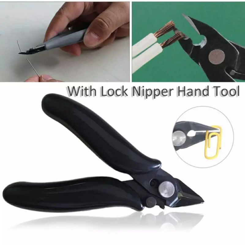 Kìm cắt chân linh kiện 3.5 có chốt hãm