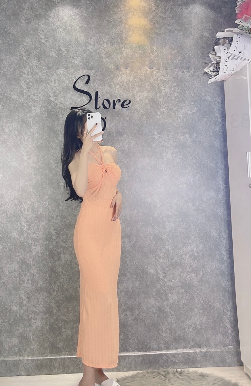 [HCM]đầm thun ôm body xinh xắn m5353