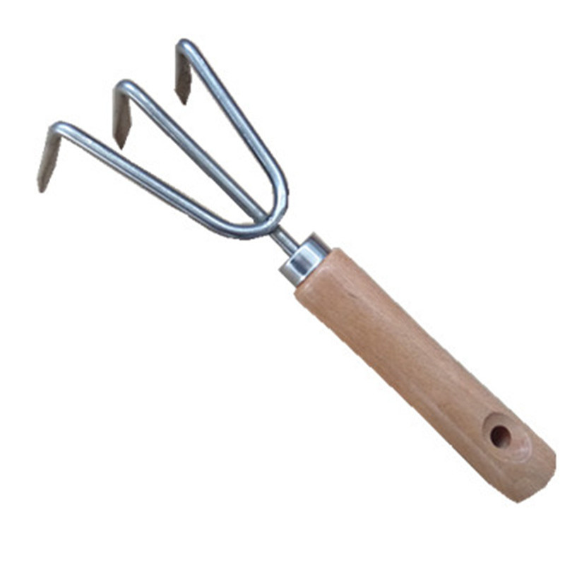 Large Stainless Steel Soil Rake Lv04