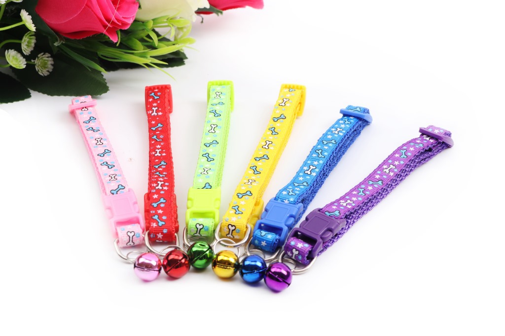 Vòng cổ cho chó mèo 2 lớp có chuông