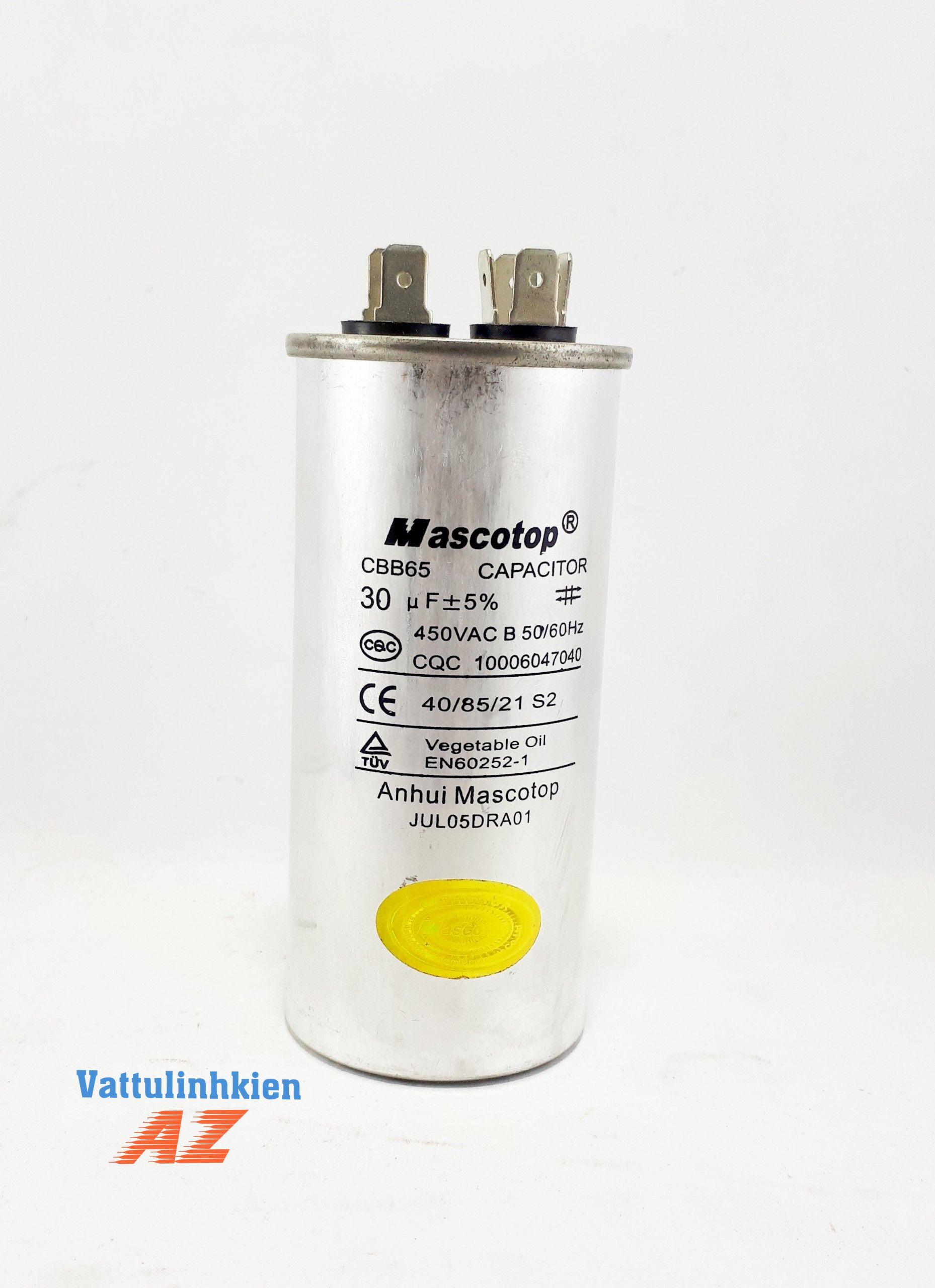 Tụ điều hòa CBB65 30mF+5%