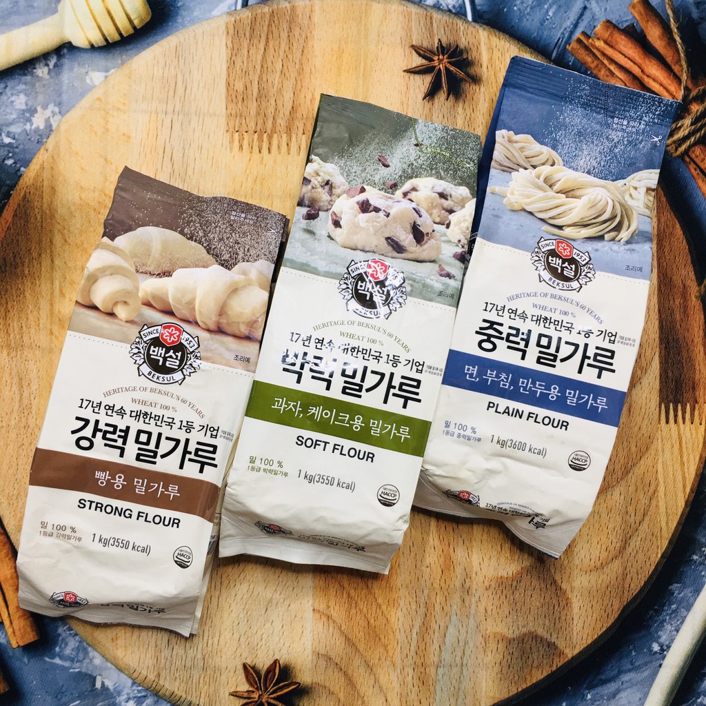 Bột Mì Hàn Quốc Beksul 1kg ( Số 8, 11, 13)