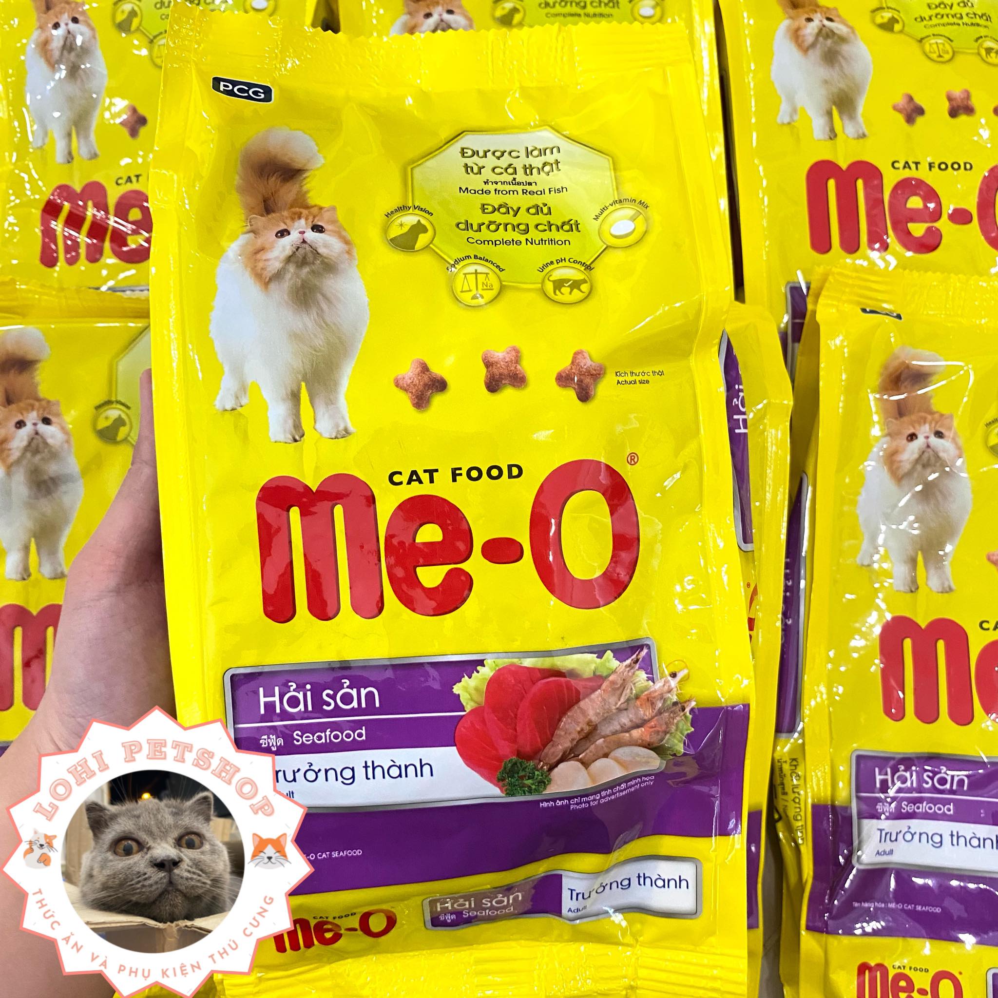 [me-o 350gr] Thức ăn hạt me o cho mèo gói 35gr