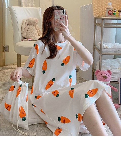 Váy Bầu Mặc Nhà Váy Ngủ Bầu Vn51