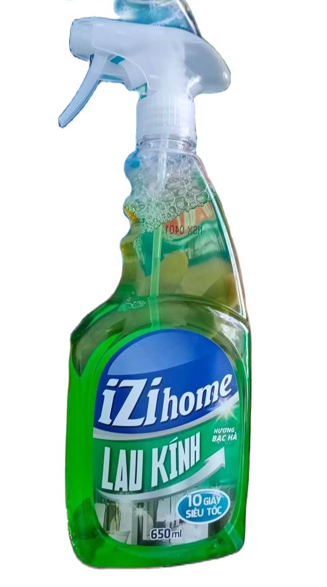 Nước lau kính izi home chai 650ml
