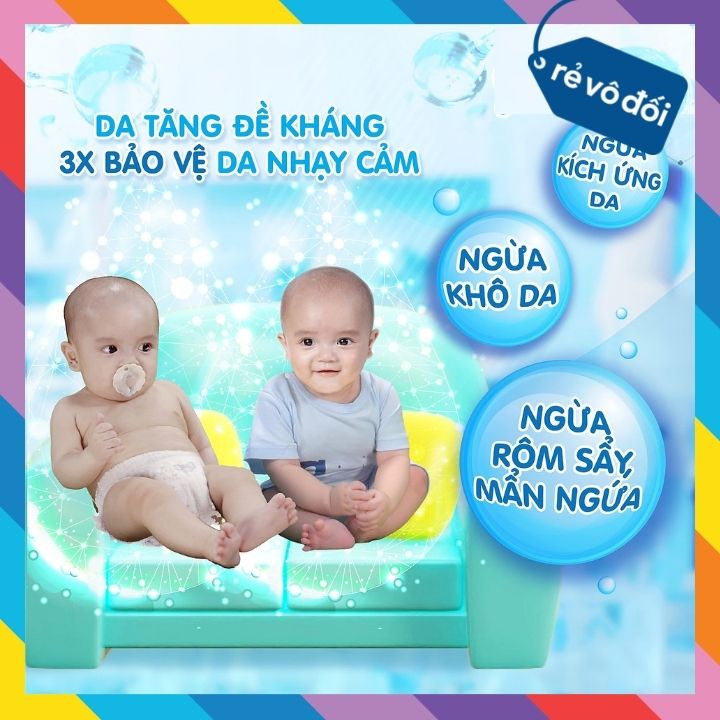 Sữa tắm gội toàn thân mềm mịn Johnsons Baby Bath Cotton Touch