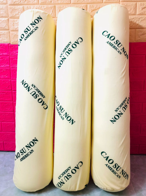 Ruột gối ôm dài bằng cao su nhân tạo 35x100 cho người lớn cao cấp