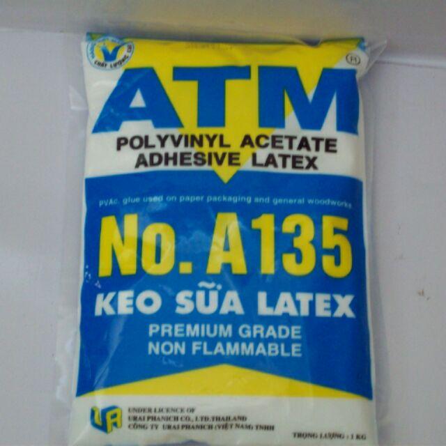 Keo sữa ATM dán giấy, gỗ, 1kg/bịch