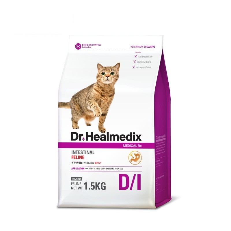 Thức ăn mèo Dr.Healmedix Intestinal Feline 1.5kg - Hỗ trợ đường ruột