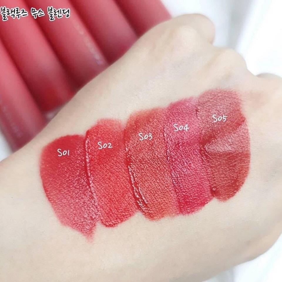 [HCM]SON KEM LÌ BLACK ROUGE MOUSSE BLENDING