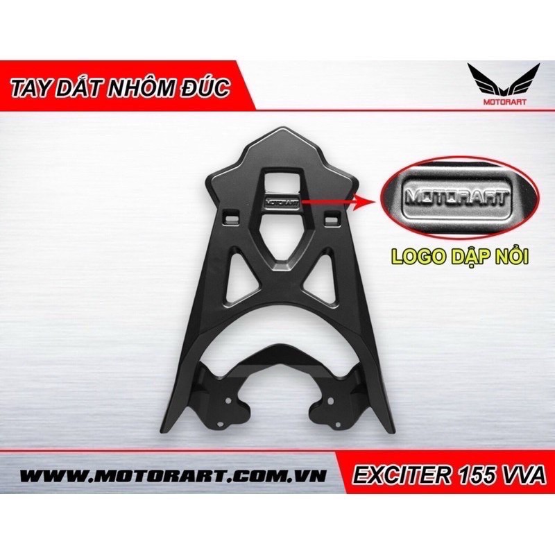 Cảng sau nhôm đúc exciter 155 đời mới 2021 vva hàng chính hãng motoart - tanthanh 247