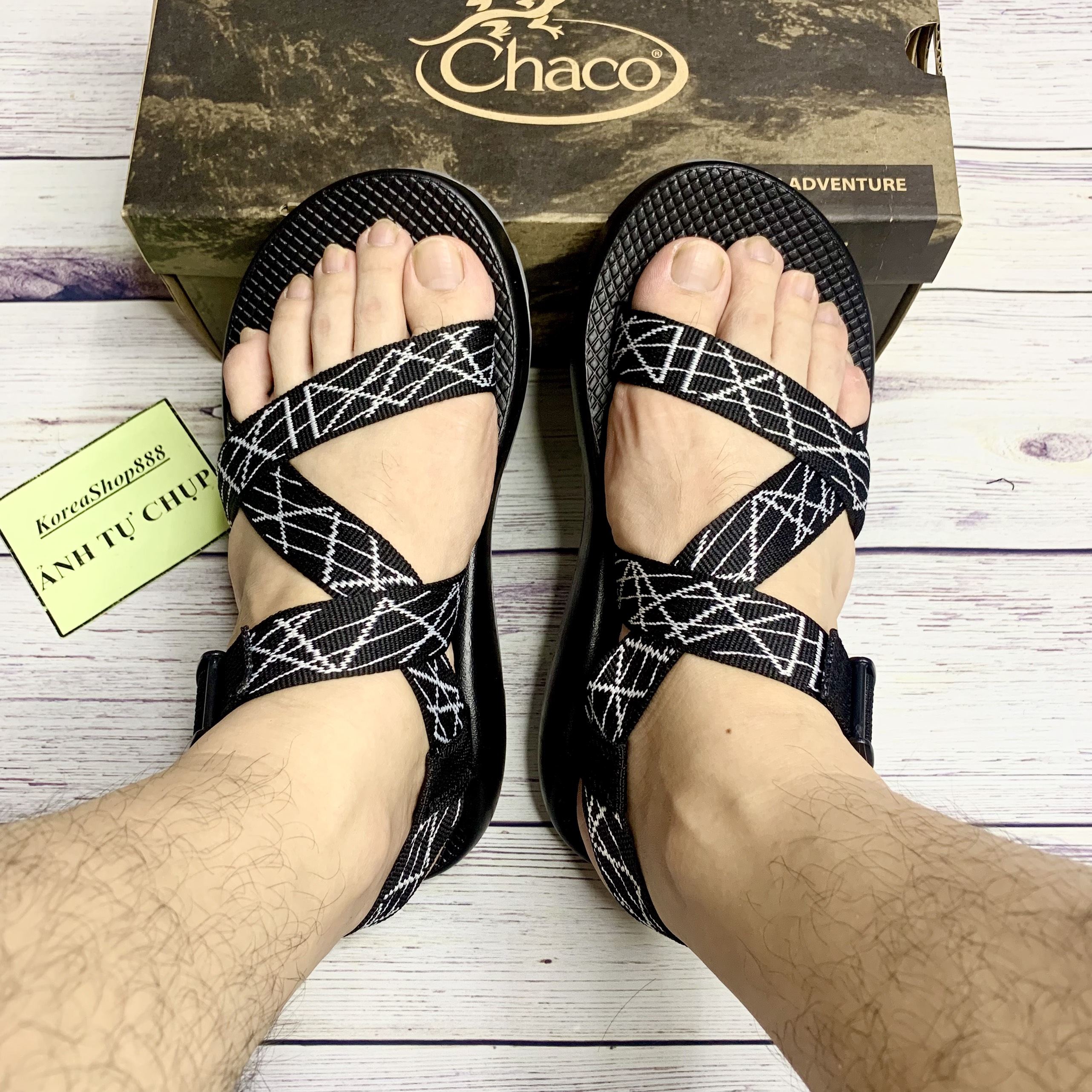 Dép Xăng Đan Nam Nữ Chaco Quai Dù Mã D38