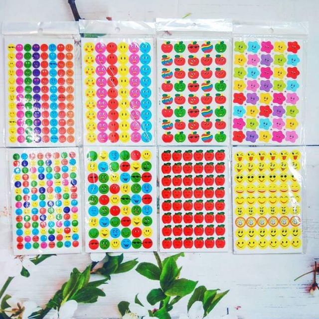 Túi 10 Tờ Sticker Các Mẫu