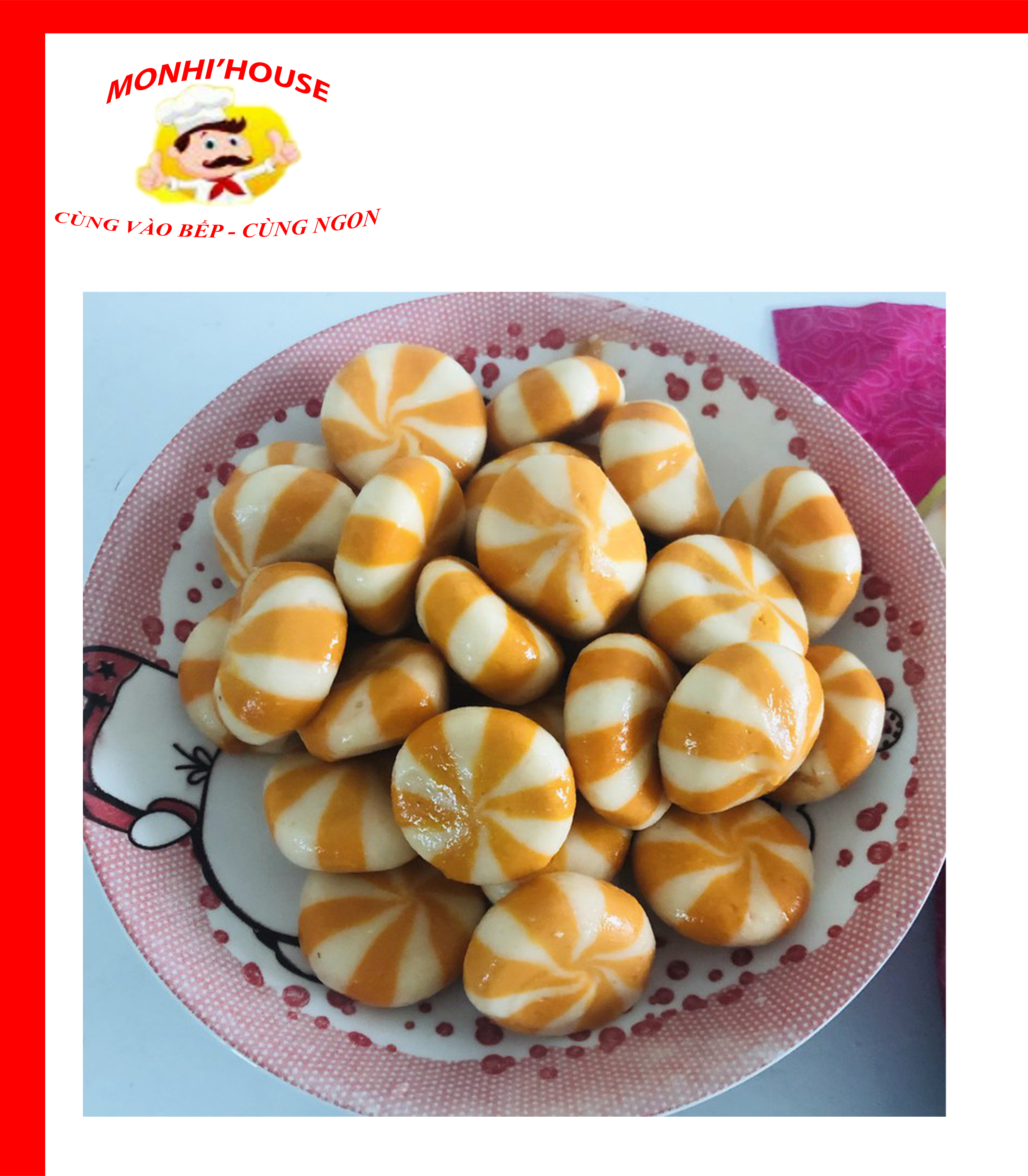 100g viên hải sản thả lẩu Lacusina (6 viên) màu cam