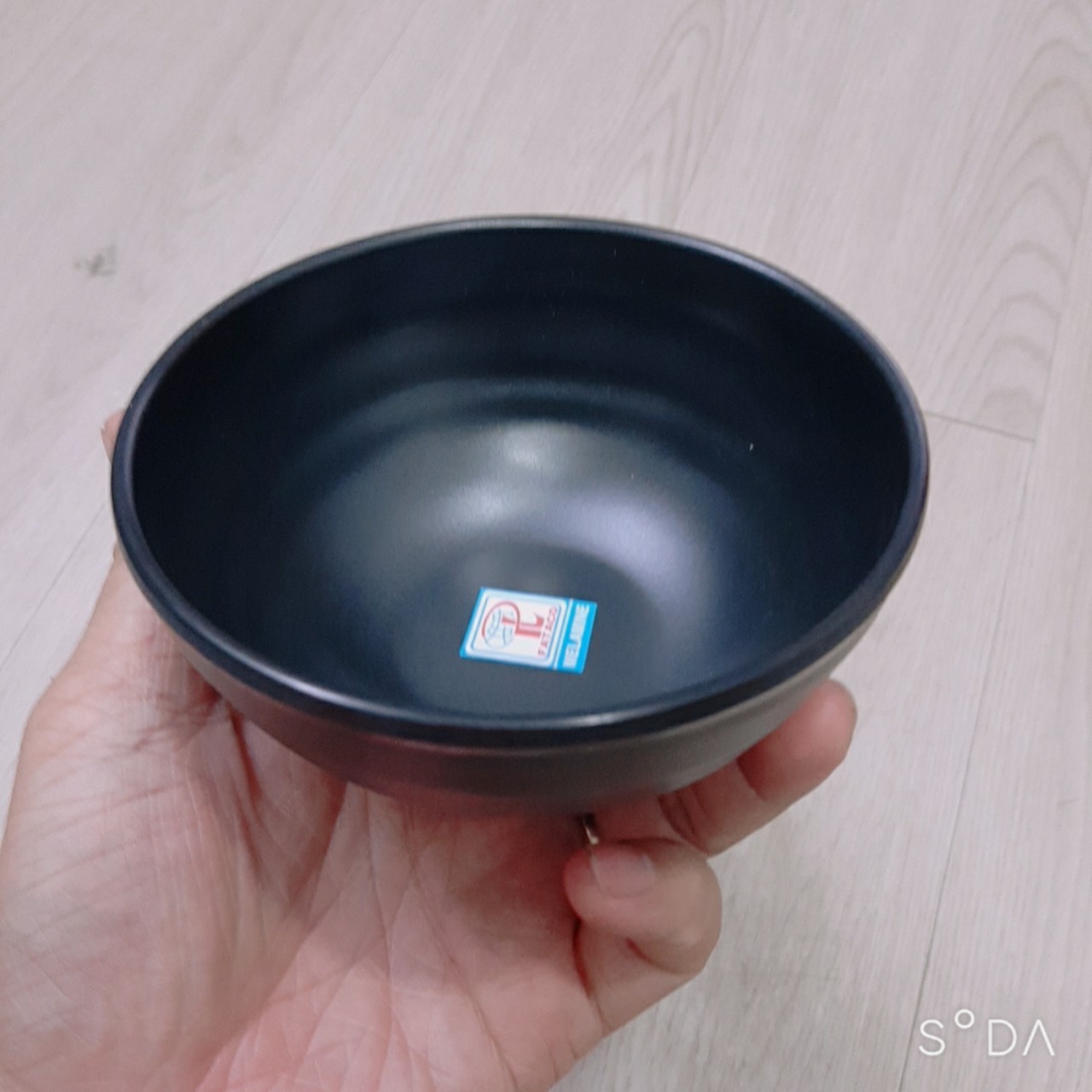 Set 10 cái Chén cơm nhựa Melamine kiểu đen Nhám Đen cao cấp CO15