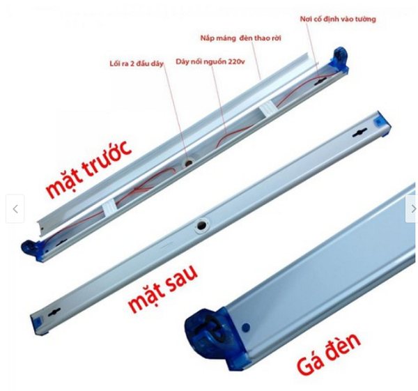 Máng đèn tuýp led 90cm giá tốt chất lượng cao