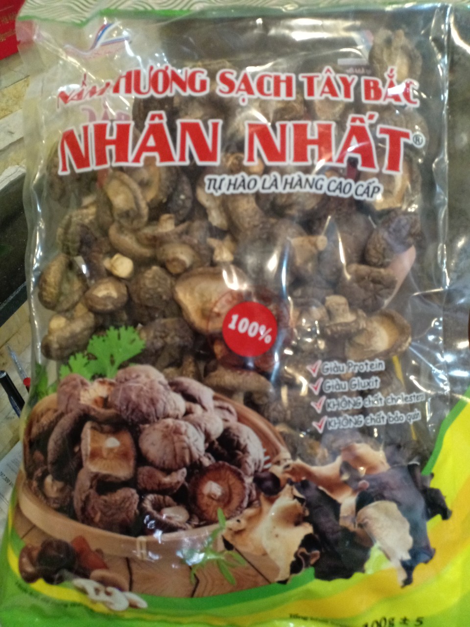 100 GRAM NẤM HƯƠNG SẠCH TÂY BẮC
